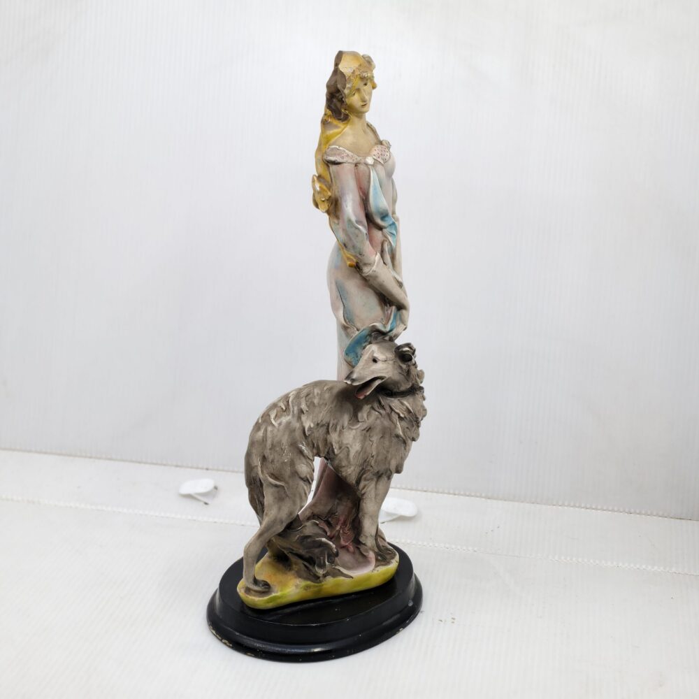 Harmony in Grace – Art Nouveau Lady with Borzoi & Dove Figurine 8 IMG 20251015 153130 scaled
