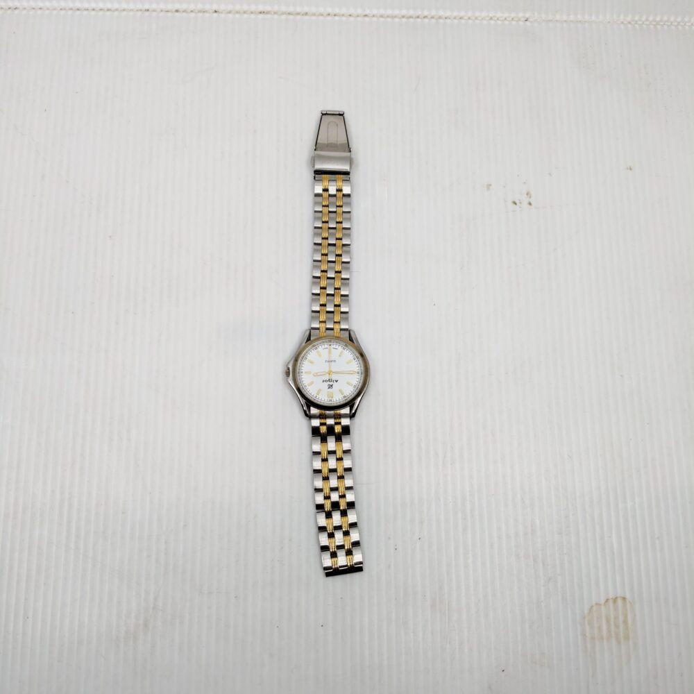 Ajgor Quartz Watch – Gold & Silver Strap 4 IMG 20251015 154547 scaled